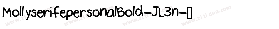 MollyserifepersonalBold-JL3n字体转换