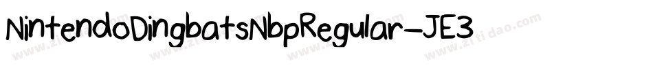 NintendoDingbatsNbpRegular-JE3n字体转换 NintendoDingbatsNbpRegular-JE3n字体转换