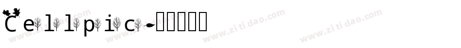 Cellpic字体转换