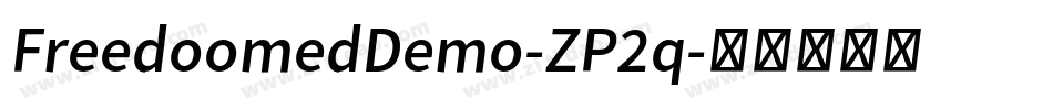 FreedoomedDemo-ZP2q字体转换
