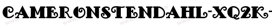 Cameronstendahl-xq2K字体转换