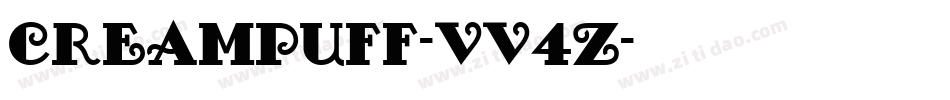 Creampuff-VV4Z字体转换