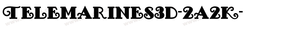 TeleMarines3D-2a2K字体转换