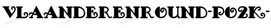 Vlaanderenround-po2K字体转换