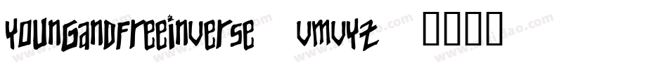 YoungAndFreeInverse-vmvYZ字体转换
