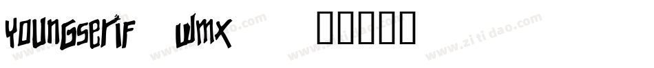 Youngserif-wMx6字体转换
