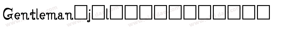 Gentleman-j2l9字体转换