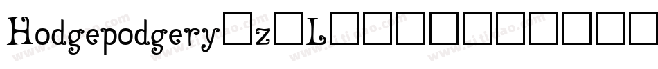 Hodgepodgery-z2L4字体转换 Hodgepodgery-z2L4字体转换