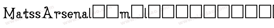 MatssArsenal-2m2l字体转换