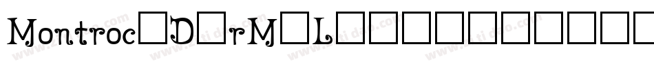 Montroc3D-rM2L字体转换 Montroc3D-rM2L字体转换
