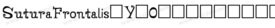 SuturaFrontalis-Y2O字体转换