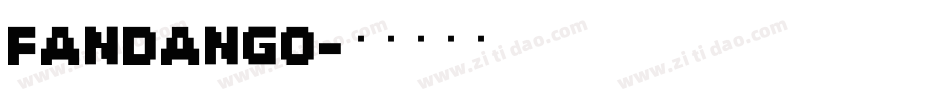 FANDANGO字体转换