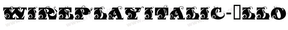 Wireplayitalic-2LLo字体转换