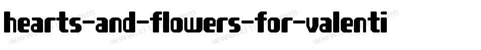 hearts-and-flowers-for-valentines-1字体转换
