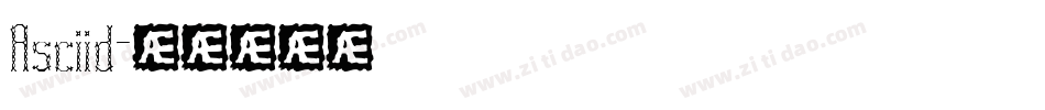 Asciid字体转换