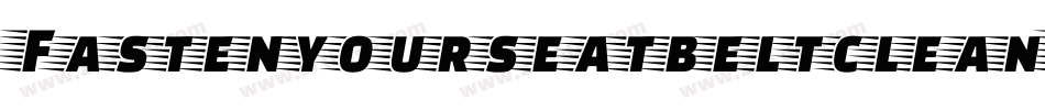 FastenyourseatbeltcleanReg-oyyV字体转换