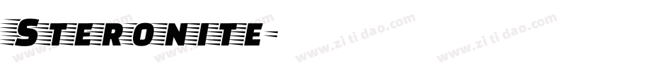 Steronite字体转换
