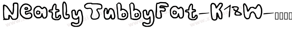 NeatlyTubbyFat-K18W字体转换