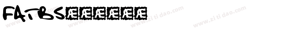 FATBS字体转换