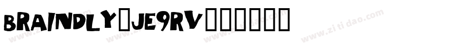 Braindly-jE9Rv字体转换