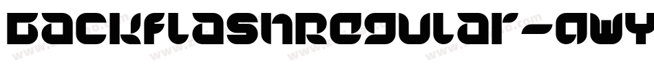 BackflashRegular-qWYr字体转换