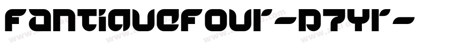 FantiqueFour-p7Yr字体转换