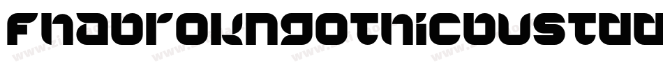 Fhabrokngothicbustddnc-xGYr字体转换