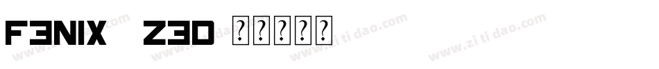 Fenix-6zeD字体转换