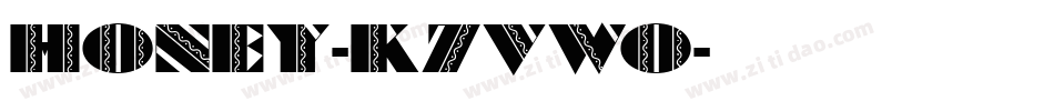 Honey-K7VWo字体转换