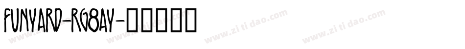 Funyard-rg8Ay字体转换