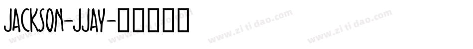 Jackson-jJAy字体转换