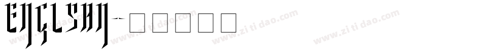 ENGLSHN字体转换