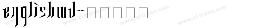 englishwd字体转换