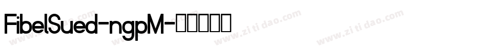 FibelSued-ngpM字体转换