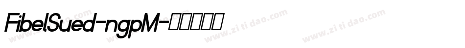 FibelSued-ngpM字体转换