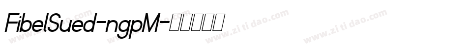 FibelSued-ngpM字体转换
