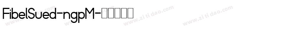 FibelSued-ngpM字体转换