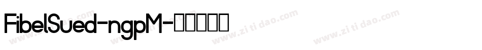 FibelSued-ngpM字体转换