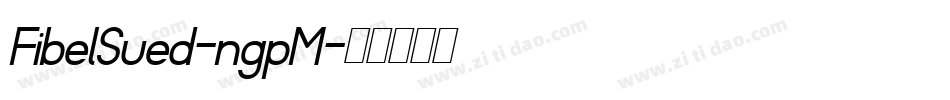 FibelSued-ngpM字体转换