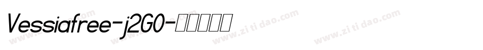 Vessiafree-j2G0字体转换