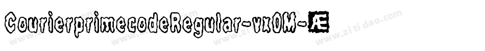 CourierprimecodeRegular-vx0M字体转换
