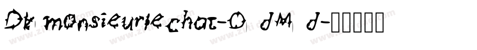 Dkmonsieurlechat-OdMd字体转换