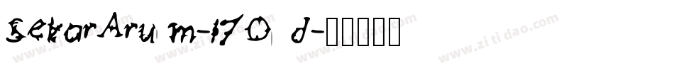 SekarArum-l7Od字体转换