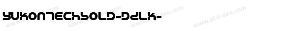 YukonTechBold-dDlK字体转换 YukonTechBold-dDlK字体转换
