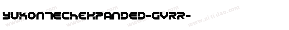 YukonTechExpanded-gVRR字体转换 YukonTechExpanded-gVRR字体转换