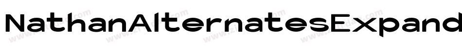 NathanAlternatesExpandedRegular-p9py字体转换