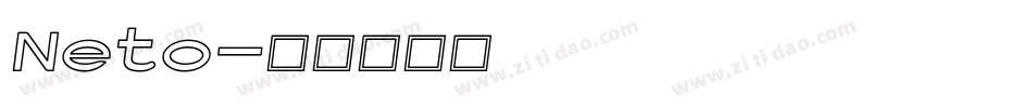 Neto字体转换