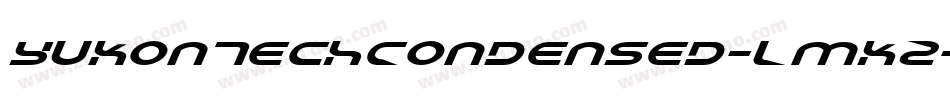 YukonTechCondensed-LMKZ字体转换