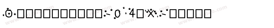 Outstanding-04zX字体转换