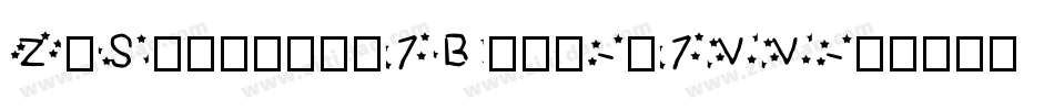 ZxSpectrum7Bold-m7VV字体转换